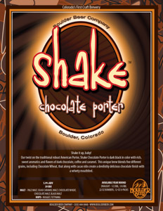 Boulder Shake Chocolate Porter Logo