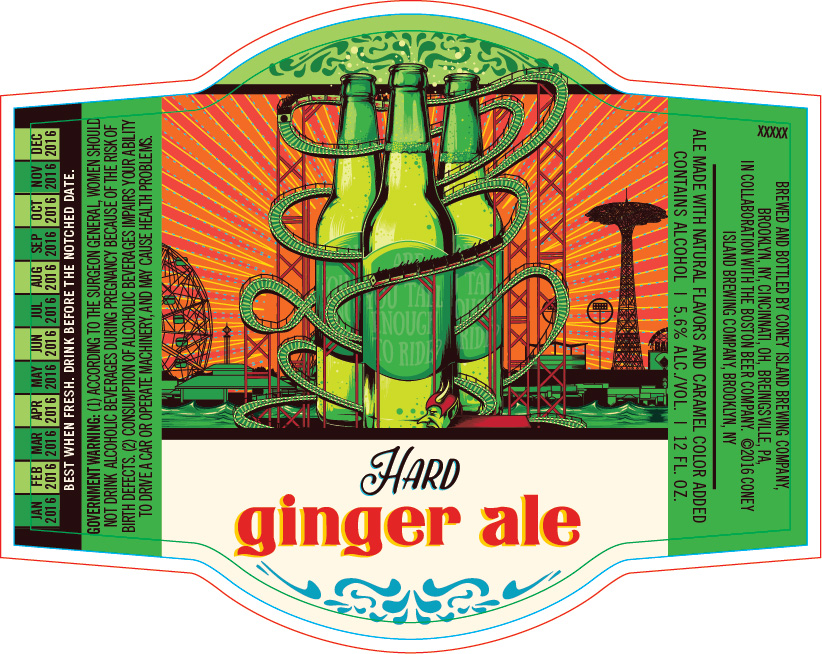 Coney Island Hard Ginger Ale Logo